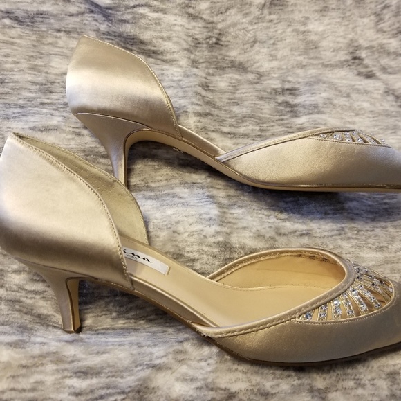 Nina dress heels champagne 8.5 - Picture 3 of 7